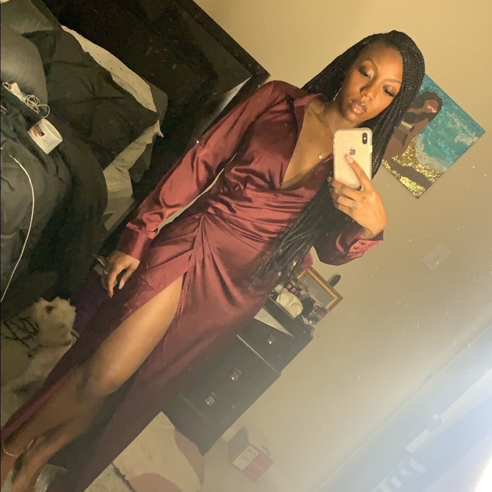 Satin Dress